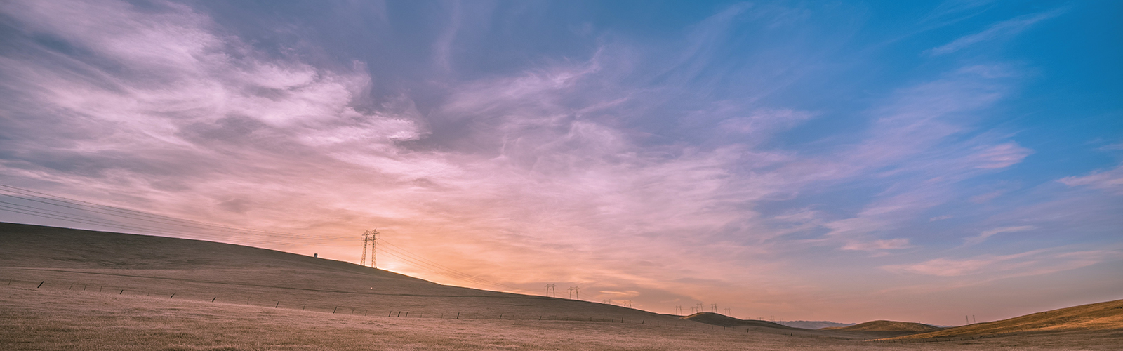 sandhills at sunset