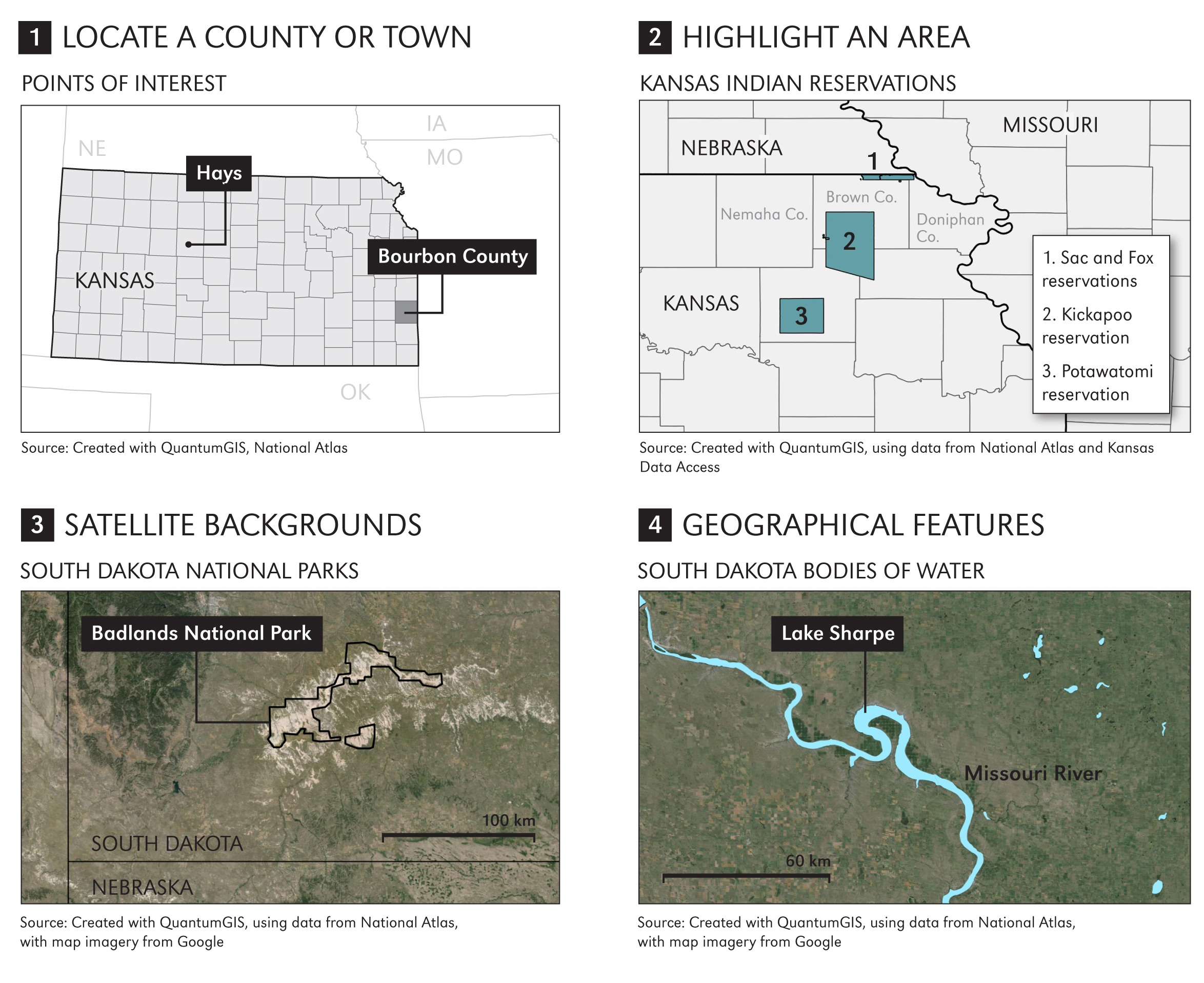 Map examples