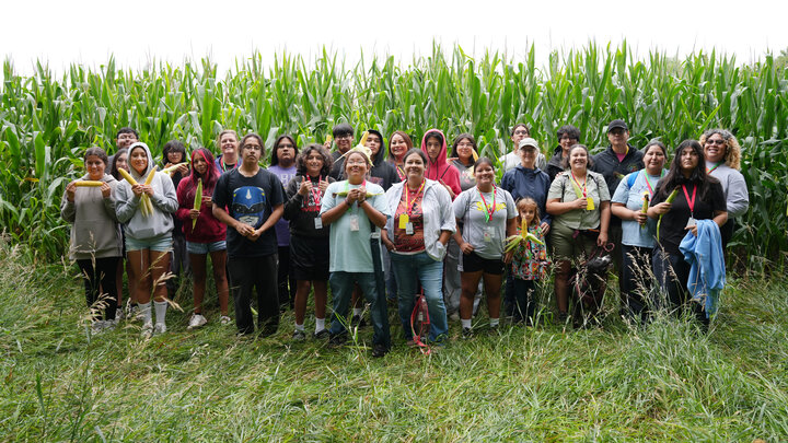 Otoe-Missouria youth and chaperones