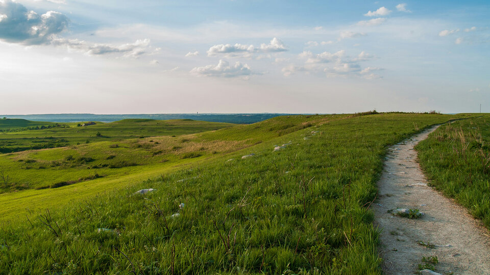 Konza Prairie in Kansas