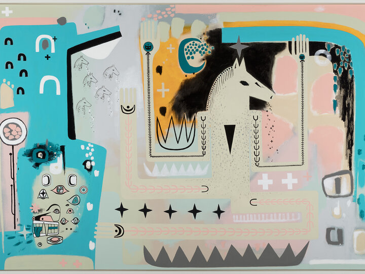 Sarah Rowe painting