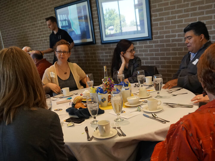 Fellows at lunch