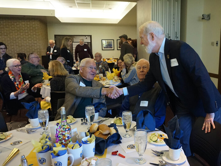 Fellows at lunch