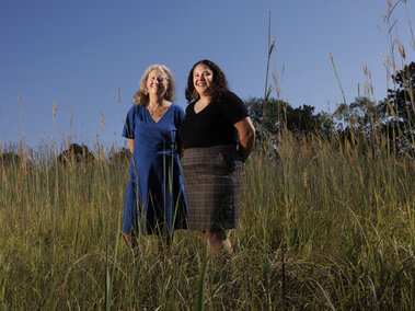Walking in the Footsteps project co-directors Margaret Jacobs and Christina Goodson