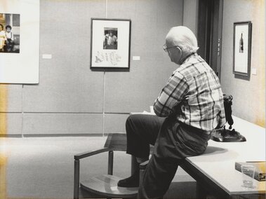 Paul Olson at the museum