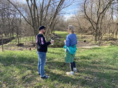 Margaret Jacobs and Cory DeRoin