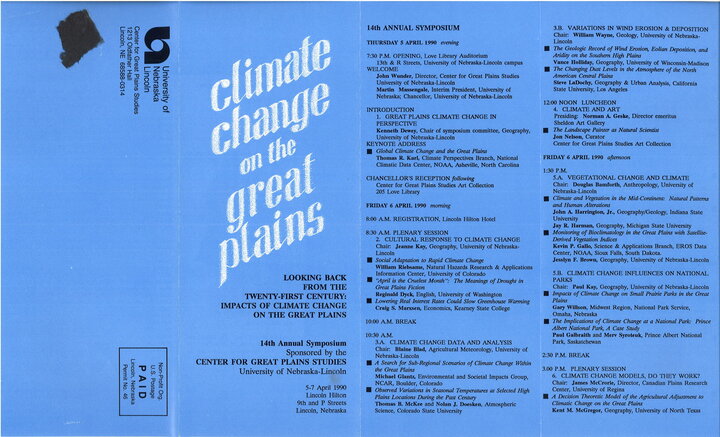 1990 climate change conference program