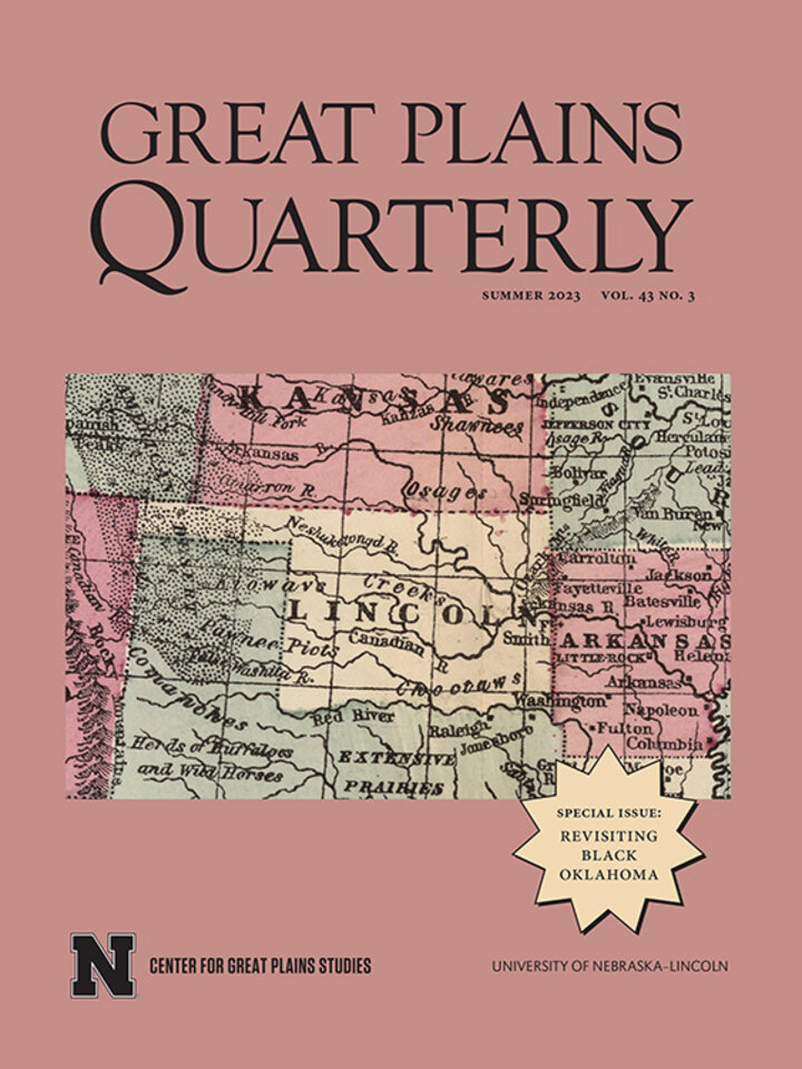 Great Plains Quarterly cover