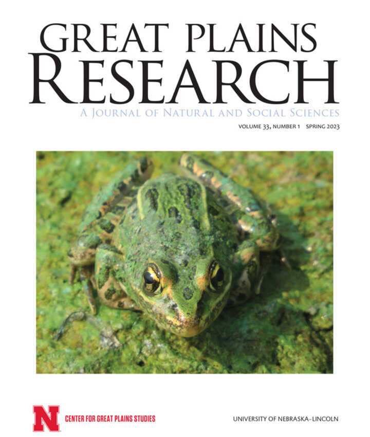 Great Plains Research cover