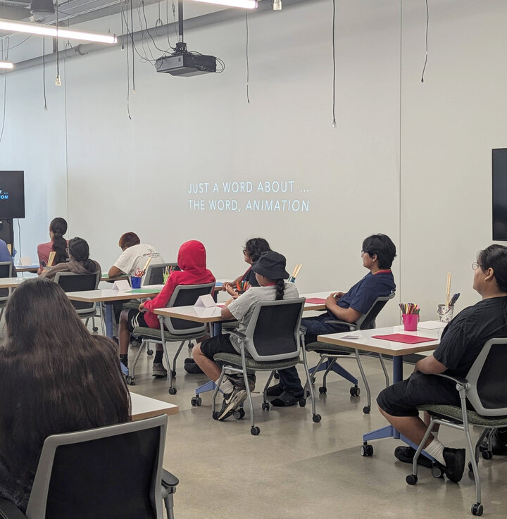Otoe-Missouria youth take an animation workshop