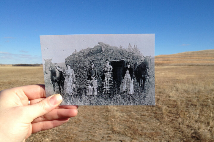 historical homesteading photo
