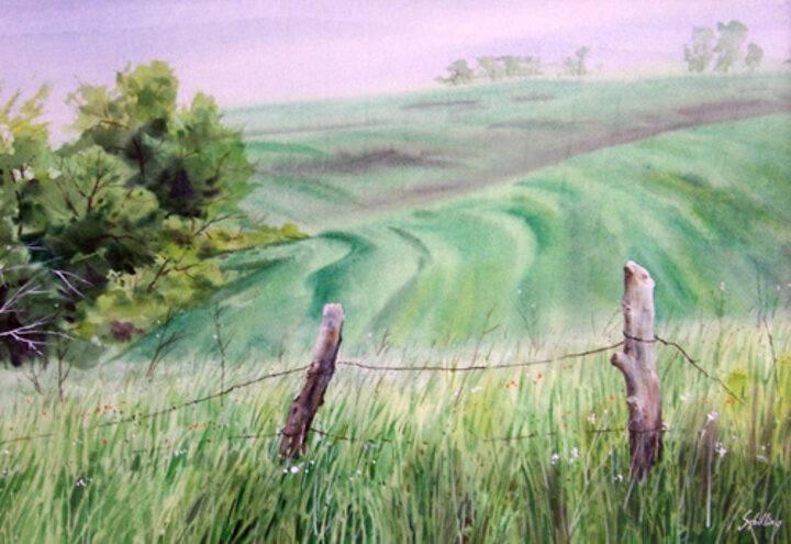 Prairie painting