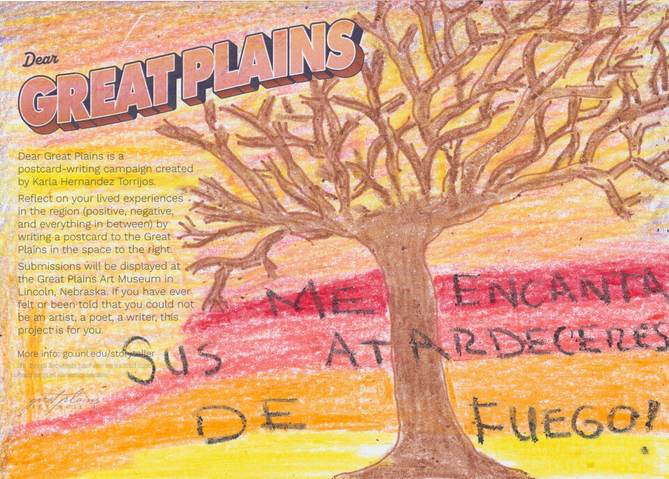 Dear Great Plains postcard